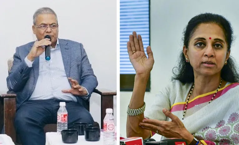 బీజేపీ అభ్య‌ర్థి కొడుకుతో సూలే కుమార్తె పెళ్లి