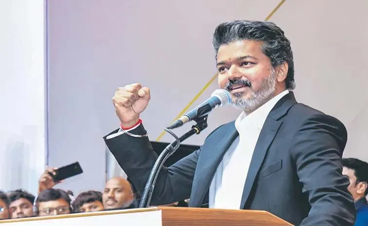 CM Vijay's Road Show In Tiruchi, Tamil Nadu