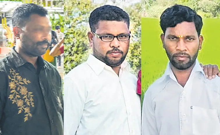 తండ్రి కళ్లెదుటే ముగ్గురు కొడుకులు మృతి..
