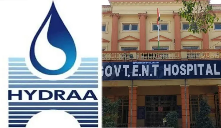 HYDRAA Negligence Over Koti ENT Hospital Rain Water News Updates
