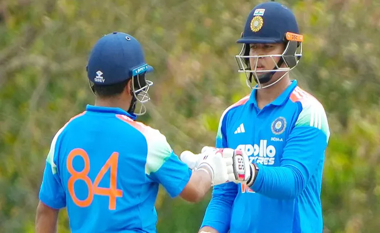 IND A vs AFG A ODI: Openers And Ruturaj Tilak Shines IND Huge Score