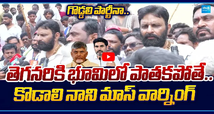 గొడ్డలి పార్టీనా.. తెగనరికి భూమిలో పాతకపోతే.. కొడాలి నాని మాస్ వార్నింగ్