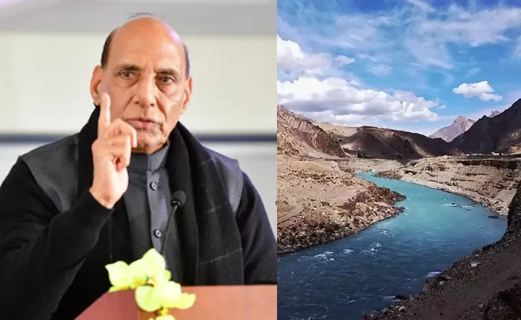 Rajnath Singh Stern Warning To Pak No Indus Water For Terror Patrons