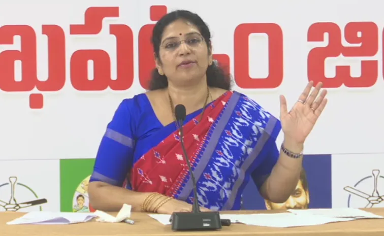 YSRCP MLC Varudu Kalyani Takes On Chandrababu Naidu