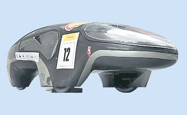A super-mileage car designed by Brigham Young University students