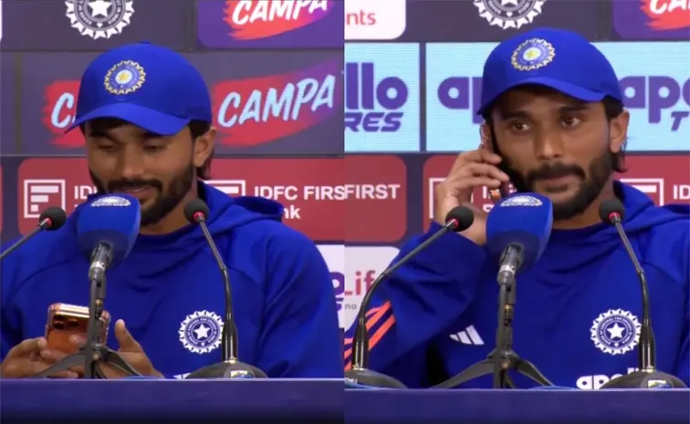 Nitish Kumar Reddy pauses press conference for mom's call after starring in India's win over Afghanistan