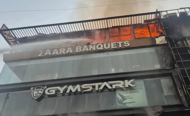 South Delhi Fire: Restaurant Blazes Near Kalkaji Elderly Woman Saved