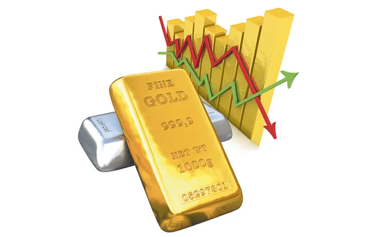 Gold and silver prices have experienced a notable downward correction