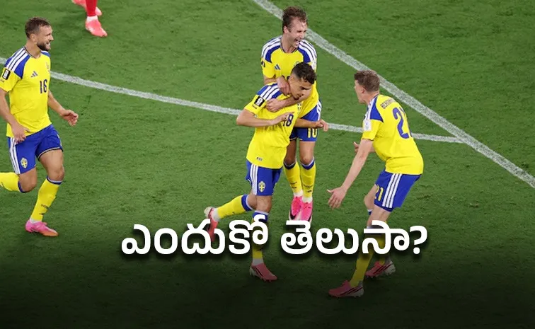 ట్యునీషియాపై విజ‌యం.. సంబ‌రాలు చేసుకోని స్వీడ‌న్‌!