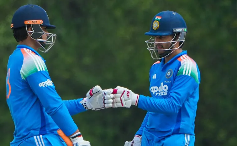 Three Indian Batters Half Centuries India-A Big Score Vs AFG-A ODI