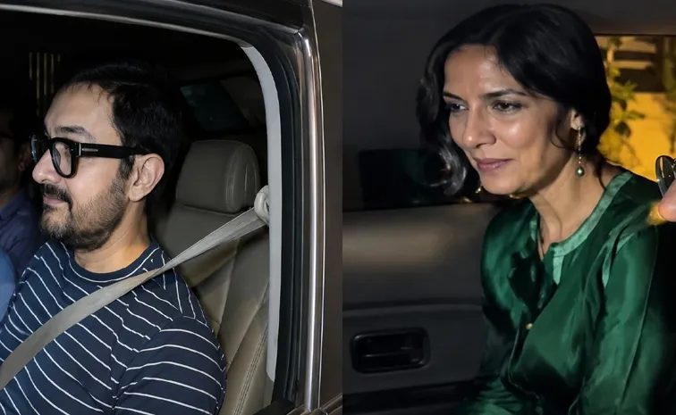Aamir Khan spotted with Three wives at a time in same car video goes viral