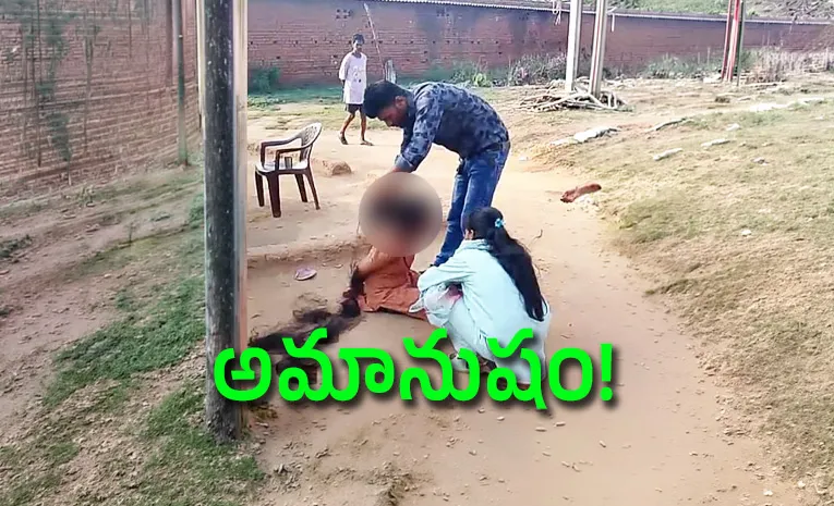 షాకింగ్‌ : కట్టేసి, జుట్టు కత్తిరించి, పైశాచికంగా.. వీడియో వైరల్‌