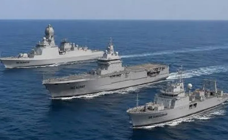 PM Modi will commission three indigenously-built Indian Navy Frontline platforms