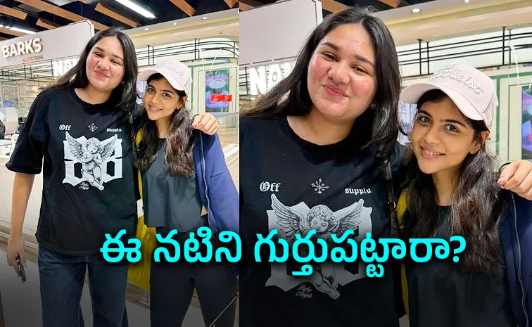 Hello Movie Child Artist Latest Pics With Kalyani Priyadarshan