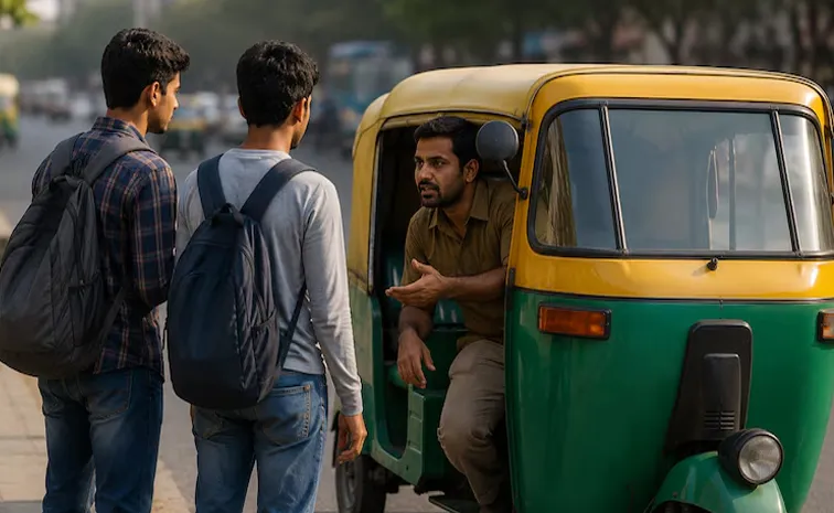 రూ. 50 రైడ్‌కి, రూ 3 వేలు : ఆటో డ్రైవర్‌ ఘరానా దందా