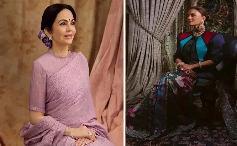 Nita Ambani, Natasha Poonawalla's Sarees Prove Craft Is the Ultimate Luxury