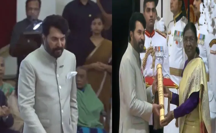 Malayalam Actor Mammootty Awarded with Padma Bhushan