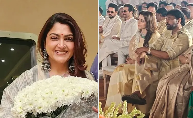 Tollywood celebrities at Baby Khushboo Sundar Daughter marriage