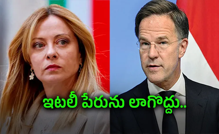 Italy PM Meloni Serious On NATO chief over Iran remarks