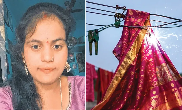 బట్టలు ఆరేస్తూ ప్రాణాలు కోల్పోయిన నవవధువు