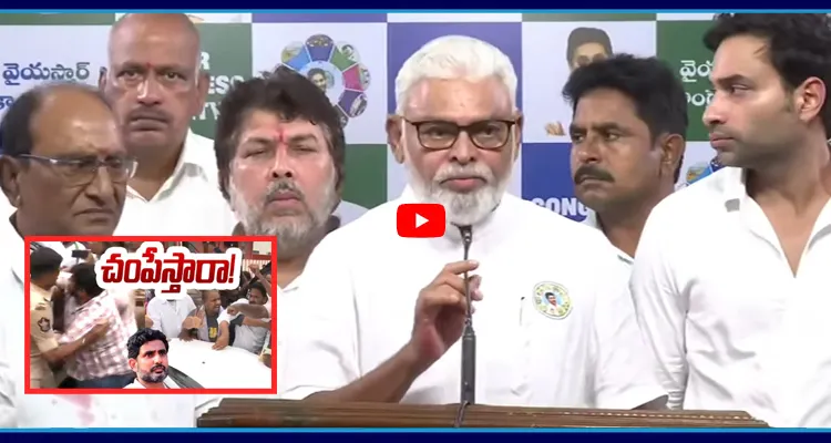 ఆ రాళ్ళూ మాపై పడి ఉంటే... చంద్రబాబు, లోకేష్ లపై అంబటి ఫైర్