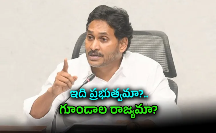పట్టపగలు ప్రజాస్వామాన్ని ఖూనీ చేస్తారా?: వైఎస్‌ జగన్‌