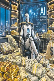 Rs 450 lakh crore over the next ten years In AI