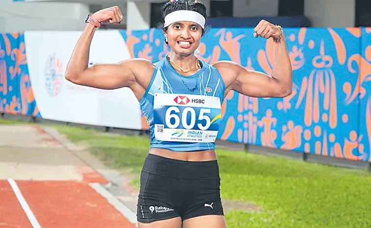 long jumper Ancy Sojan smashed the 22 year old national record