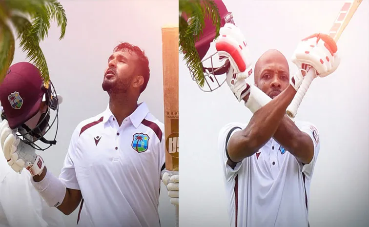 చరిత్ర సృష్టించిన వెస్టిండీస్‌ స్టార్లు.. టెస్టు హిస్టరీలోనే తొలిసారి