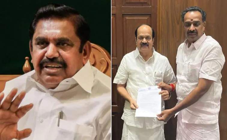 MR Vijaya Bhaskar has resigned from the AIADMK