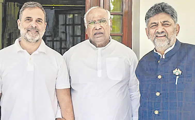  నేడే డీకే ప్రమాణ స్వీకారం