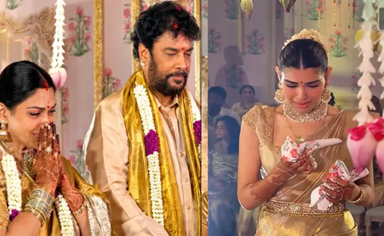 కూతురి పెళ్లి.. కన్నీళ్లు పెట్టుకున్న ఖుష్బు
