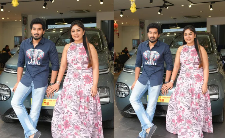Tollywood Tv actors Nirupam and manjula Buys Luxury car 
