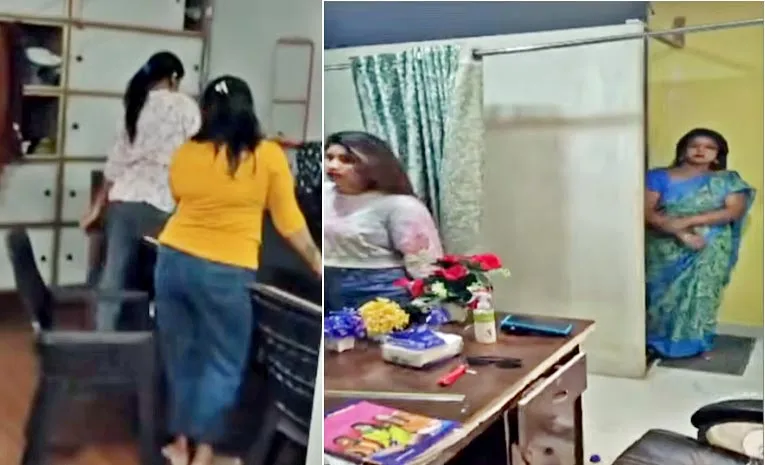 రహస్య గదులు.. స్పా ముసుగులో వ్యభిచారం..!