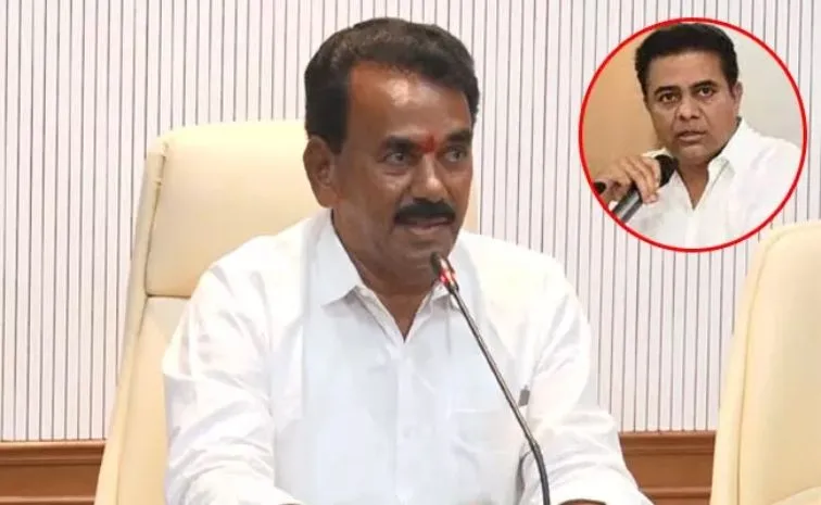రాజీనామా చేస్తానంటూ.. కేటీఆర్‌కు మంత్రి జూపల్లి సవాల్