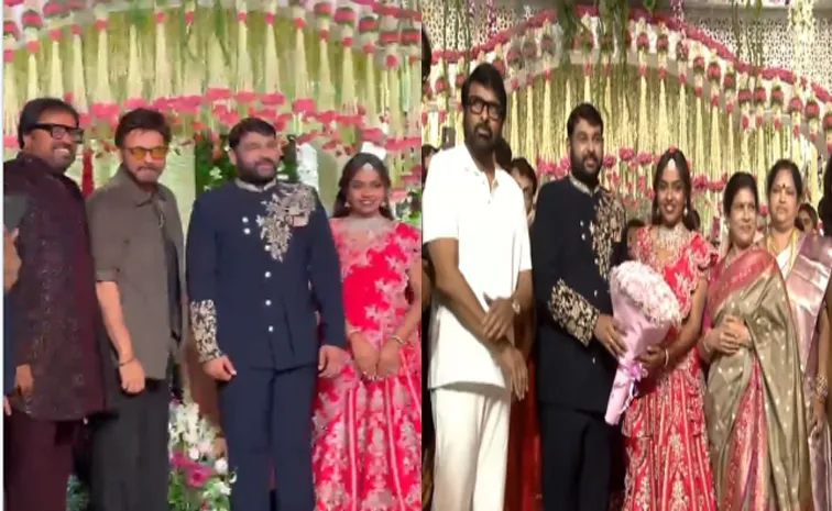 Tollywood Director Meher Ramesh daughter Grand wedding reception