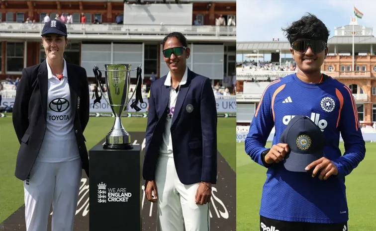 England Women Won Toss Choose Field Vs India Women One-off Test-Lords