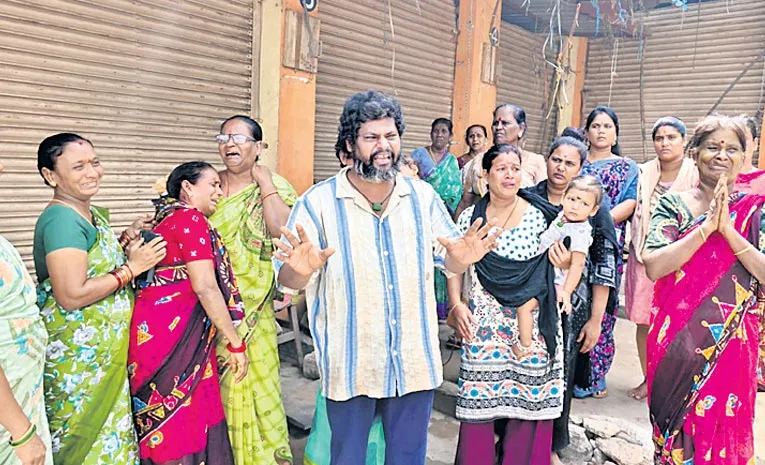 High Tension At Simhachalam Temple Over Shop Removals