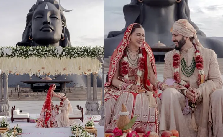 Bigg Boss OTT 2 Fame Palak Purswani Rohan Khanna Marraige At the Adiyogi Statue