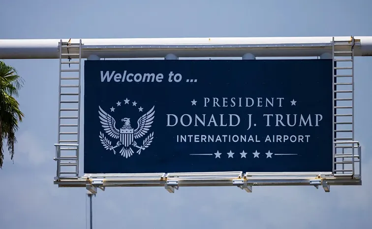 Palm Beach airport renamed President Donald J Trump International Airport