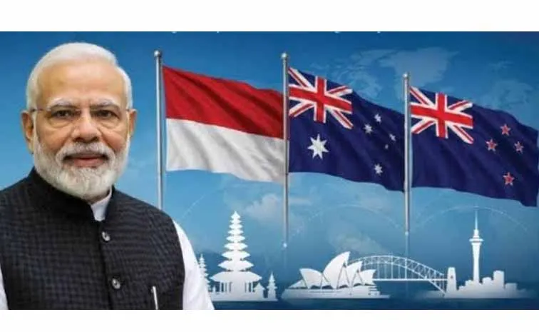 Narendra Modi on six day visit to Indonesia Australia and New Zealand