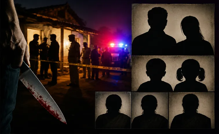 Ranga Reddy Horror Man Kills Wife Two Children and 3 Others Over POCSO Case Grudge