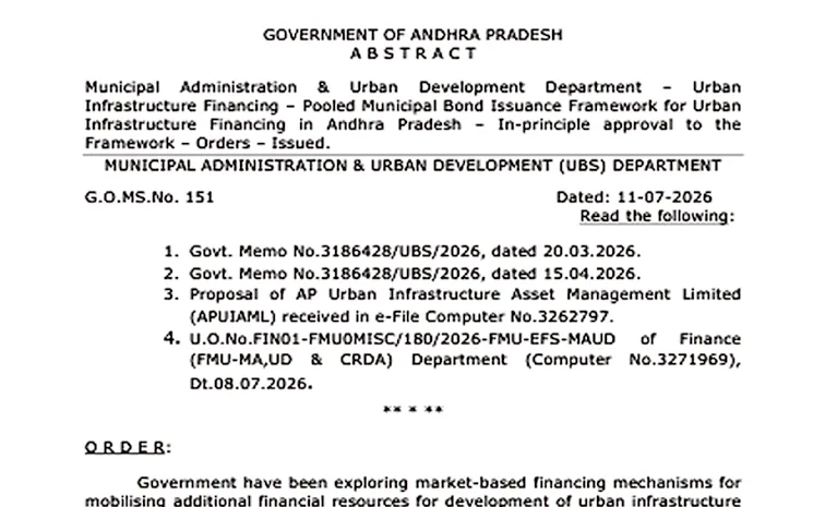 Andhra Pradesh approves Rs 1010 crore pooled municipal bonds
