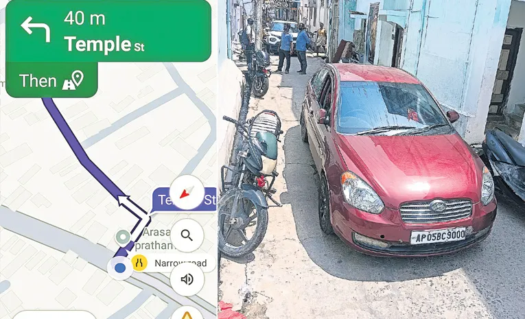 Google Maps Wrong Route To Arasavalli Temple