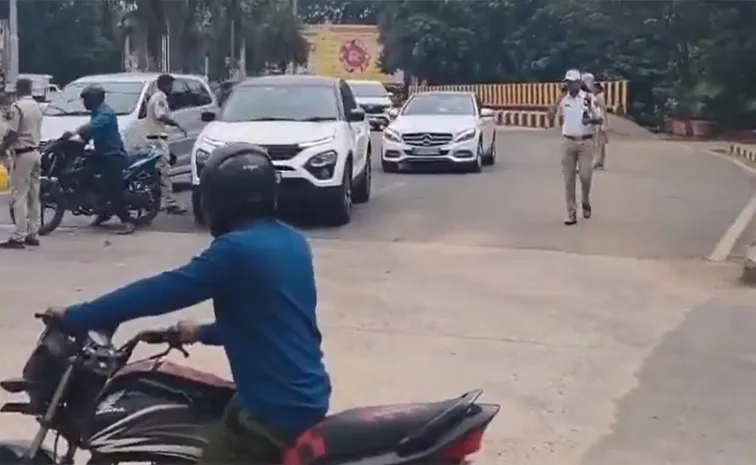 AP Police Over Action On Block Party Leaders Vehicles