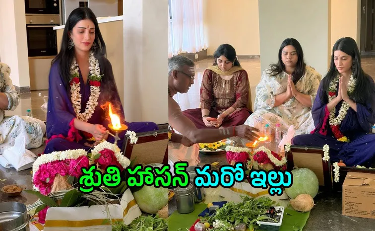 Shruthi Haasan New House Warming Ceremony Chennai