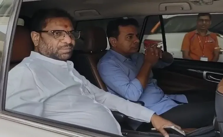 KTR has arrived in Delhi and is set to meet a Union Minister