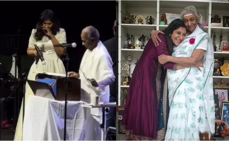 Singer Shweta Mohan tears up on stage to remembers S Janaki 