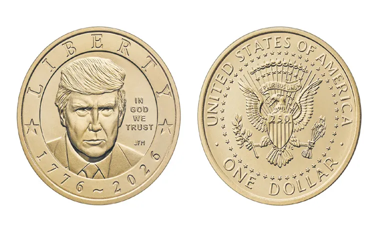 USA to Start Minting Gold Dollar Trump Coins
