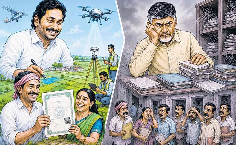 Land resurveys were revolutionary during Jagans tenure
